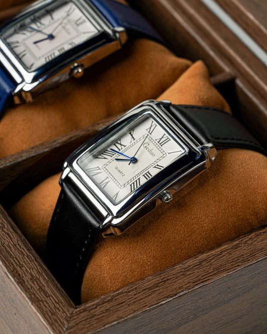 الساعة الكلاسيكية - اسود